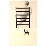 Advertising Poster Danish Design Midcentury Furniture Ole Wanscher Chair