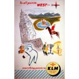Travel Poster KLM Royal Dutch Airlines
