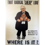 Propaganda Poster That Radical "Cheap" Loaf