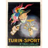 Advertising Poster Turin Sport Vermouth Mich