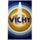 Travel Poster Vichy Art Deco France