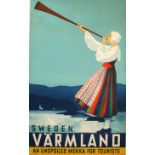 Travel Poster Sweden Varmland