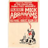 Rock Concert Poster Mick Abrahams Bell & Arc Thames Polytechnic 1971