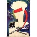 Original Soviet Film Poster Night Crew Prestroika Punk