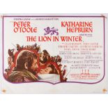 Original Movie Poster The Lion in Winter UK Quad