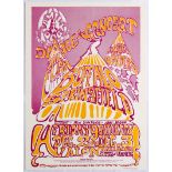 Original Concert Advertising Poster Buffalo Springfield Avalon Ballroom