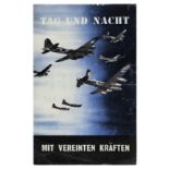 Original War Propaganda WWII Allies Nazi Germany Bombers