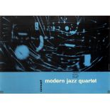 Original Advertising Poster Modern Jazz Quartet Concert Michel Kieser