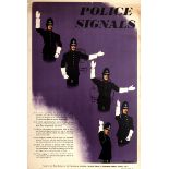 Original Propaganda Poster Police Signals