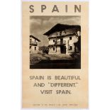 2 Original Travel Posters Spain Santiago de Compostela