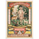 Original Advertising Poster Raja Ravi Varma India Dattatreya