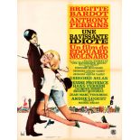 Original Cinema Poster Ravishing Idiot Bardot Perkins