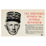 Original War Propaganda WWII UK France Vichy Huntziger