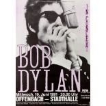 Original Advertising Poster Bob Dylan In Concert 1991