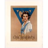 Original Propaganda Poster YWCA Girl Reserves USA