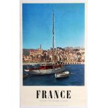 4 Original Travel Poster France Jura Menton Paris Railways