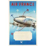 Original Vintage Travel Poster Air France Renluc advertsing poster
