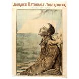 WWI War Poster National Tuberculosis Day Soldier France