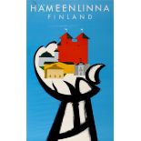 Travel Poster Finland Hameenlinna