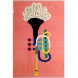 Advertising Poster Jazz Jamboree Festival Warsaw 1971