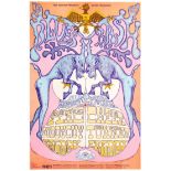 Advertising Poster Rock Concert Bill Graham Blue Bash Electric Flag Blue Cheer Ike Tina Turner