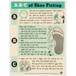 Two Propaganda Posters Podiatry ABC Shoe Feet UK