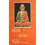 Travel Poster British Museum London Underground The Buddhist Apostle