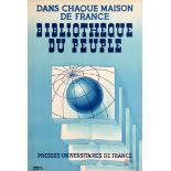 Advertising Poster Bibliotheque du Peuple Paul Colin