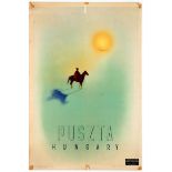 Travel Poster Puszta Hungary State Tourist Art Deco