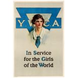 WWI Propaganda Poster YWCA Girl Service USA Home Front