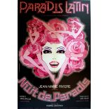 Advertising Poster Latin Paradise Cabaret Paris France