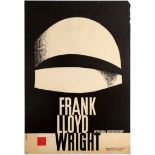 Advertising Poster Frank Lloyd Wright Architecture Exhibition Swierzy