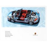Advertising Poster Porsche Boxster Cutaway Car Dealer Showroom