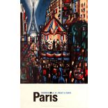 Travel Poster Paris Bastille Day France Marcel Gromaire