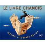 Advertising Poster Le Livre Chamois Villemot