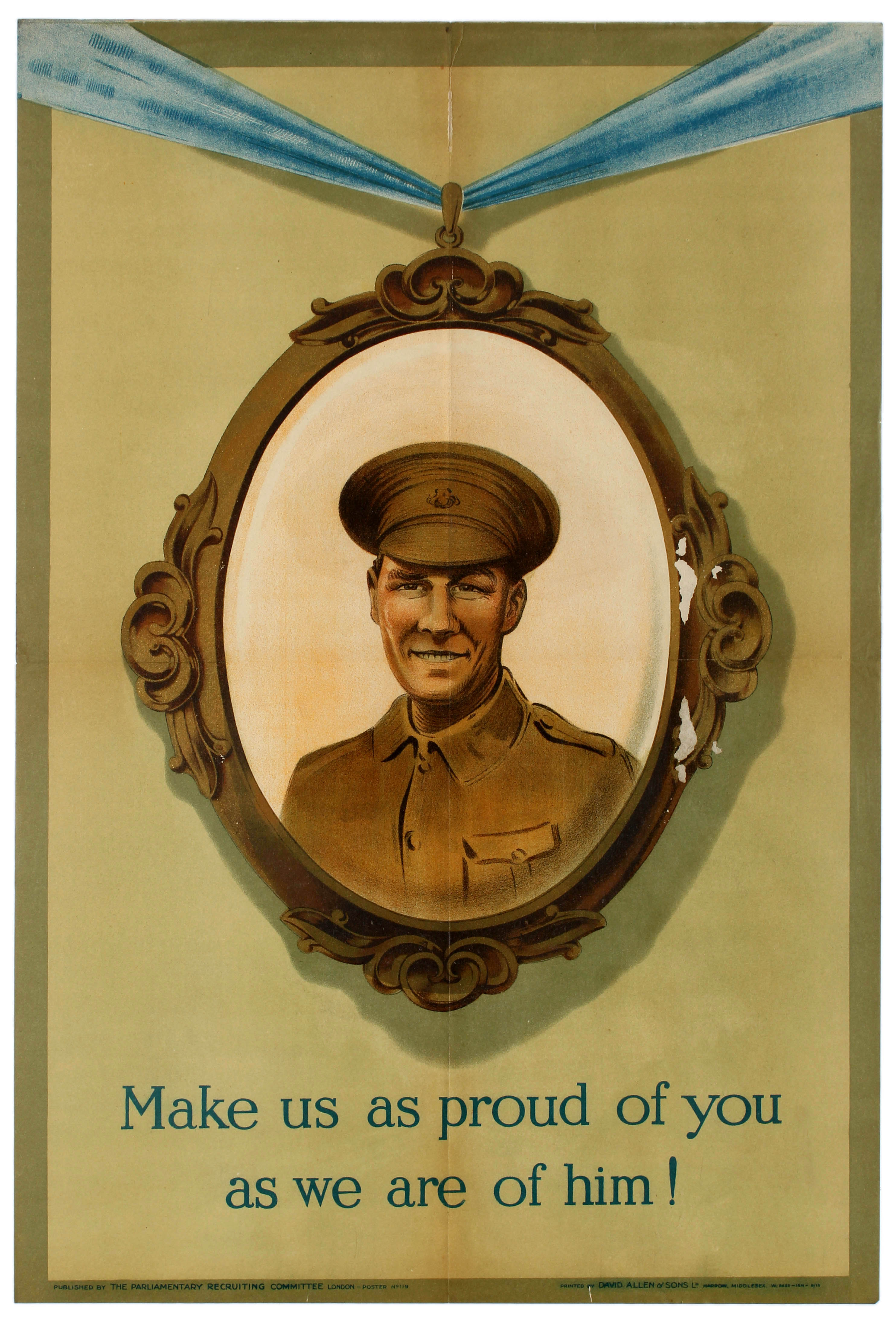 War Poster Make Us Proud Of You WWI UK