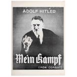 WWII Propaganda Poster Adolf Hitler Mein Kampf Vichy France