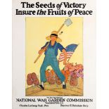 War Poster The Seeds of Victory Fruits of Peace WWI