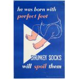 Propaganda Poster Podiatry Perfect Feet Shrunken Socks UK