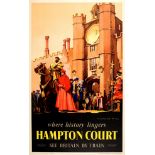 Travel Poster British Railways Hampton Court Buckle