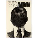 Advertising Poster Theatre Play Amerika Franz Kafka Waldemar Swierzy
