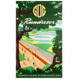 Travel Poster Rundresor GDG Railway Sweden