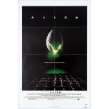 Movie Poster Scifi Horror Alien Ridley Scott Sigourney Weaver