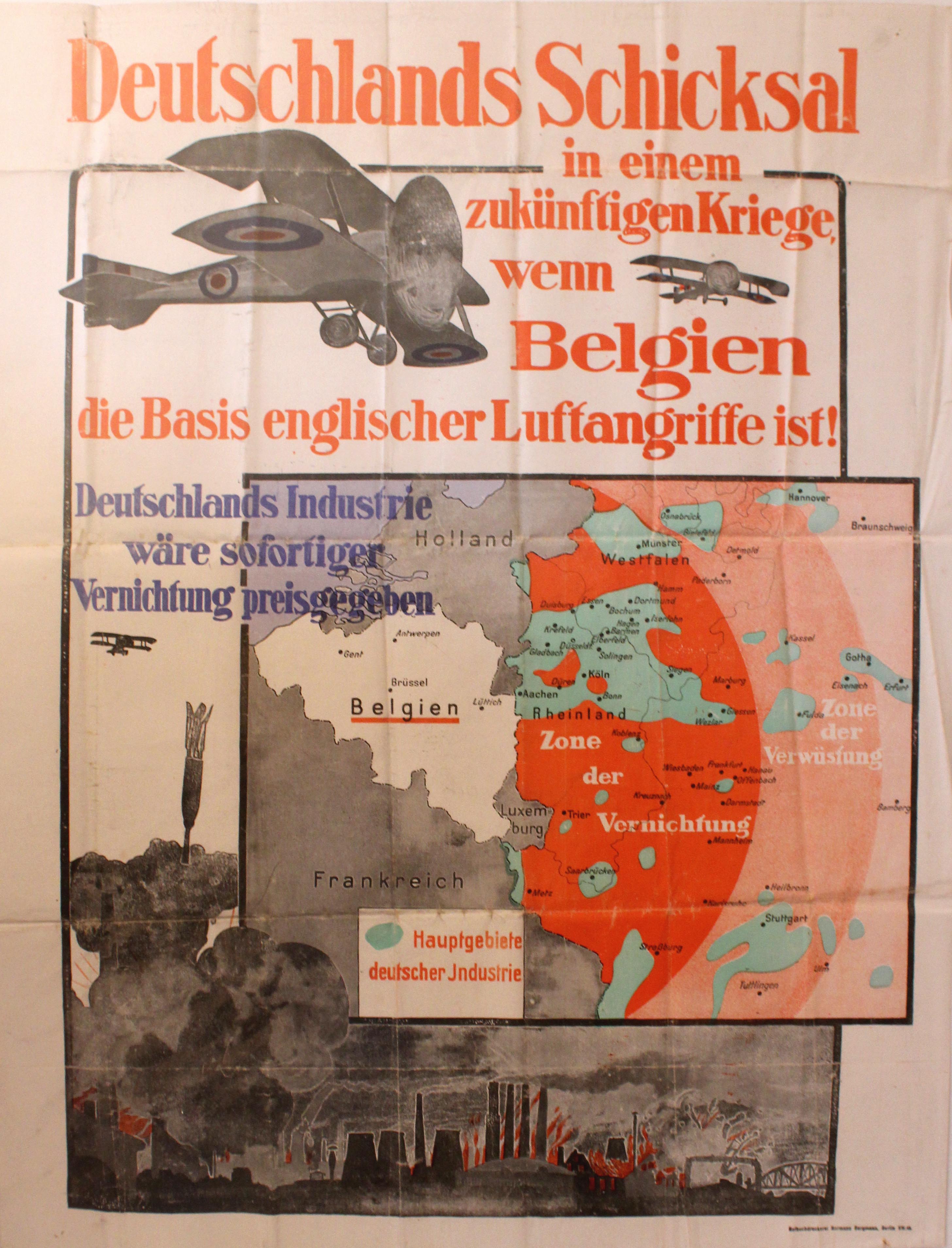 War Poster Deutschlands Schicksal WW1