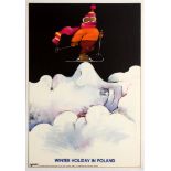 Travel Poster Winter Ski Holiday in Poland Waldemar Swierzy