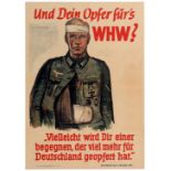 War Propaganda Poster WWII Nazi Germany Soldier