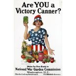 War Poster Are You a Victory Canner? USA WWI