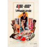 Movie Poster James Bond 007 Live and Let Die Roger Moore