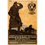 War Poster War Loan Austria WWI