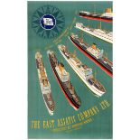Travel Poster East Asiatic Company Australia China Japan Shipping